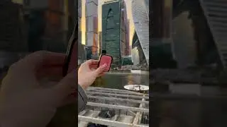 Москва сити закат 
