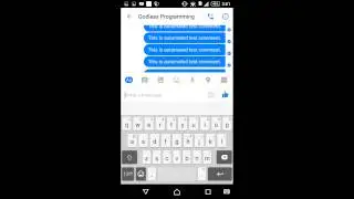 Automated text message maco on Android