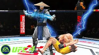 UFC4 Bruce Lee vs Lord Raiden EA Sports UFC 4 - Super Battle