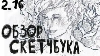 Обзор скетчбука 02.16 эксперименты и вдохновЛение ( Sketchbook tour 16/02 ) Антонина Flimp
