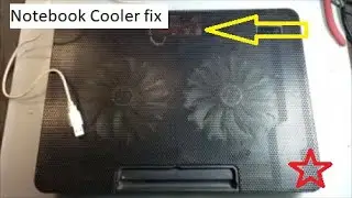 Notebook Cooler Fix