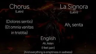 Genshin Impact - La Signora Theme - English and Latin Lyrics