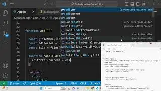 React.js Project to Build Visual Studio Realtime Code Editor With Monaco Syntax Highlighter Library