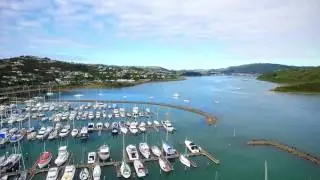 Over Mana Marina, Porirua, Wellington