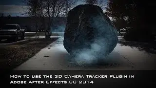 How to use 3D Camera Tracker Plugin and Composite using Adobe After Effects Tutorial