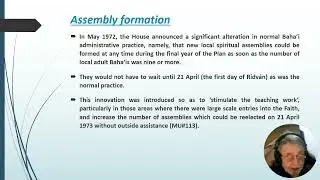 Progress & Implementation in the 9YP, pt  5.1, 1972-1973