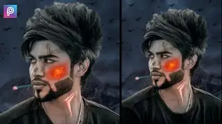 Face Burning 🔥 realistic Photo Editing Tutorial in PicsArt 🔻 Fire Effect Photo Editing in PicsArt