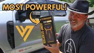 BEST Portable JUMP STARTER & Battery Bank? | MOST POWERFUL (4500A) | VTOMAN V10 PRO REVIEW & TESTING