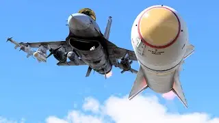 Maverick G Missile with HE Warhead 👍 F-16C Viper CAS in Ground RB (War Thunder)