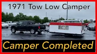 Vintage camper completed. Walkthrough of camper.