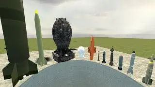 Garry's mod Bombs Testing Deep hole all types of missile (garry's mod) 
