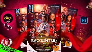 How to design a Powerful Church Flyer / For Beginners in PHOTOSHOP {Master Class} - COURSE ONE