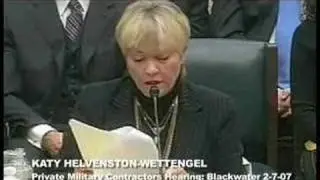 Private Military Contractors: BLACKWATER