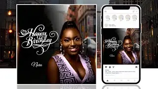 Advanced Birthday Flyer Design on Smartphone | pixellab tutorial 2023 Jhex Graphics