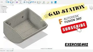 Fusion 360 Modeling for Beginners | Fusion 360 Practice Exercises-02