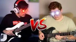 Davie504 EPIC Battle (BASS vs Guitar)