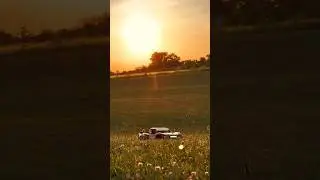 Racing during sunset ☀️ #rccars #trucks #traxxas #shorts