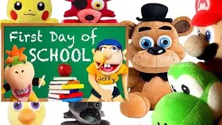 SML Movie: First Day Of School! Mario And Freddy's Reaction (Guests:Pikachu,Foxy,Yoshi And Chica)