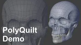 PolyQuilt Retopology Tool Tutorial | Blender 3D