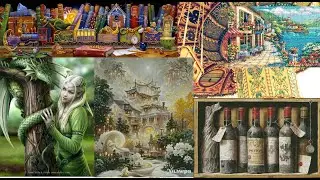 Карусель МНОГОЦВЕТКИ Круг 46) Химера / ХАЕД / ДИМЕНШЕНС )) Вышивка