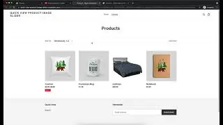Product preview in slider - Shopify app