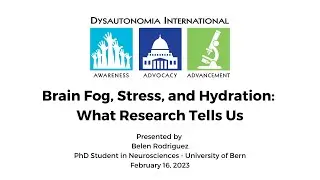 Brain Fog, Stress and Hydration: What Research Tells Us Webinar