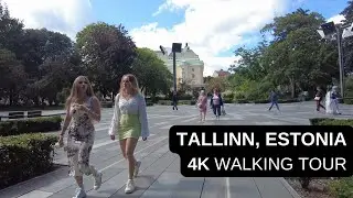 City walks series - Tallinn, Estonia (4K walking tour)