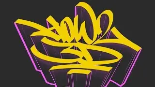 How to draw convincing 3D letters.