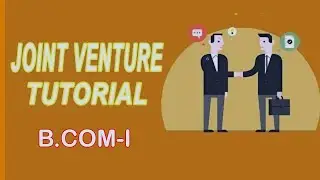 Joint Venture Accounting Lecture Basic Concepts And Intro B.Com Part I  In Urdu / Hindi