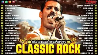 Best Classic Rock Songs 70s 80s 90s ⚡Queen, Pink Floyd, The Rolling Stones, The Who, RHCP