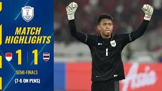 🇮🇩 INDONESIA 1-1 THAILAND 🇹🇭 (7-6 on pens) | SEMI-FINALS | 