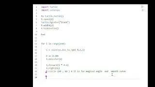 Python Turtle design @CodingCro! 