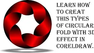 #3D logo design in corel draw #circle #logo in #coreldraw in #shorts  time