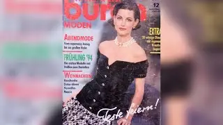 Burda Moden magazine 12/1993. Журнал Бурда Моден 12/1993 г 🌹💄👠