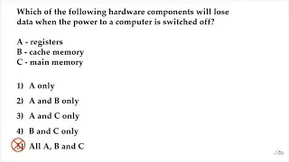 2020 A/L ICT past paper MCQs  with answers