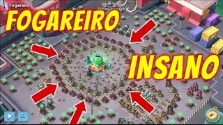 Fogareiro INSANO - 4 ATTACKS | Boom Beach | Operação Corte Profundo