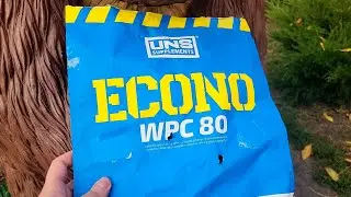 👎UNS ECONO WPC 80 Польский протеин хим анализ, сколько белка.