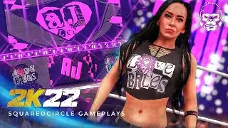 AJ Lee w/ Entrance Theme & GFX Pack | New WWE 2K22 Mods