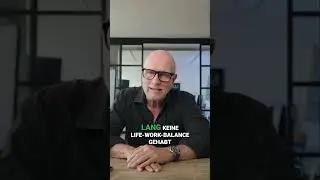 Ist die Work-Life Balance ein überholtes Konzept? #shorts