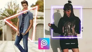 How to Create a Glowing Shape in Picsart iOS and Android