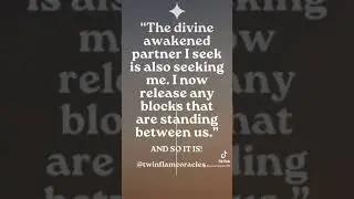 THE DIVINE AWAKENED PARTNER IS ALSO SEEKING ME. 