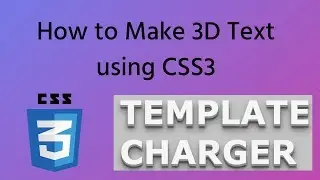 How to Make 3D text Effect in Pure CSS?