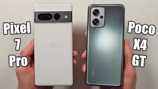 Google Pixel 7 Pro vs Poco X4 GT 🔥 Speed Test