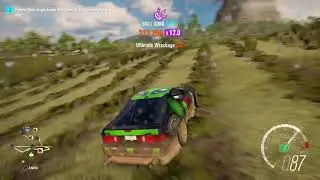 Forza Horizon 3: I don't remember if it was a drift challenge or anything