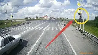 УЧИТЕСЬ как надо!!! Российскому водителю-чайнику красный не помеха!!!