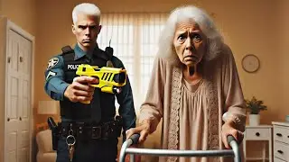 ELLE SE FAIT TASER à 95 ANS PAR UN POLICIER