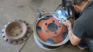 Making a set of Custom Wheels for the 1948 Ford F6 truck