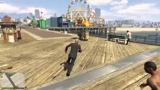GTA V Shenanigans - Shoving