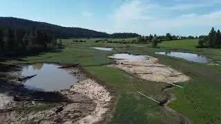 24-05-16 #2 No Fence Wetlands Drone Flight First Spring Construction & Planting Completed Fall 2023.