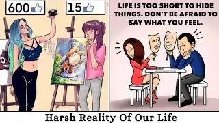 Powerful illustrations of our sad reality|One picture million words|